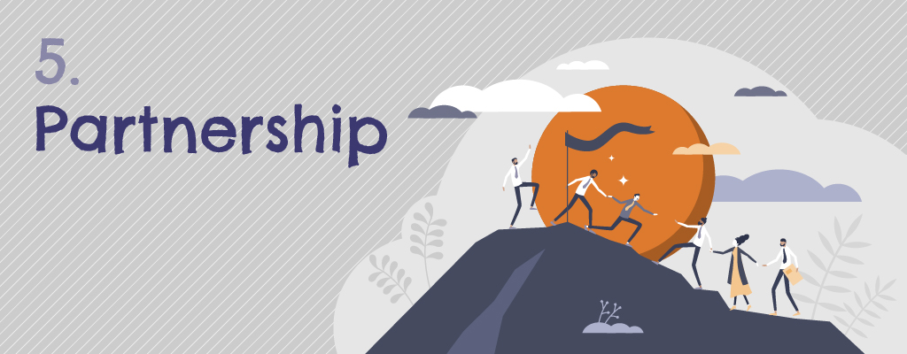 Reasons to use a content design agency #5 - Partnership